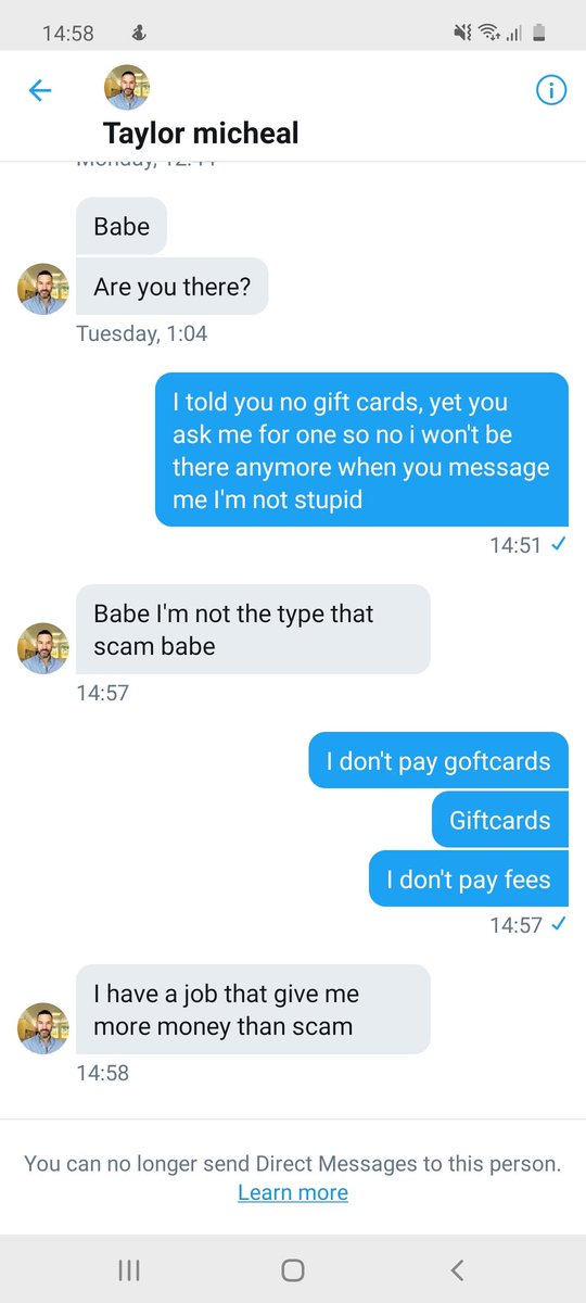 dutch_tiny's tweet photo. Dear sugarbabies out there,
A real sugardaddy will NEVER ask for a giftcard or a fee!

This is a well known SCAM.

#sugarbabyserious #sugardaddyswanted #sugardaddy #sugardaddyneededasap #sugardaddyscam #scammer #paypigneeded #findomme https://t.co/fQoI9560dC