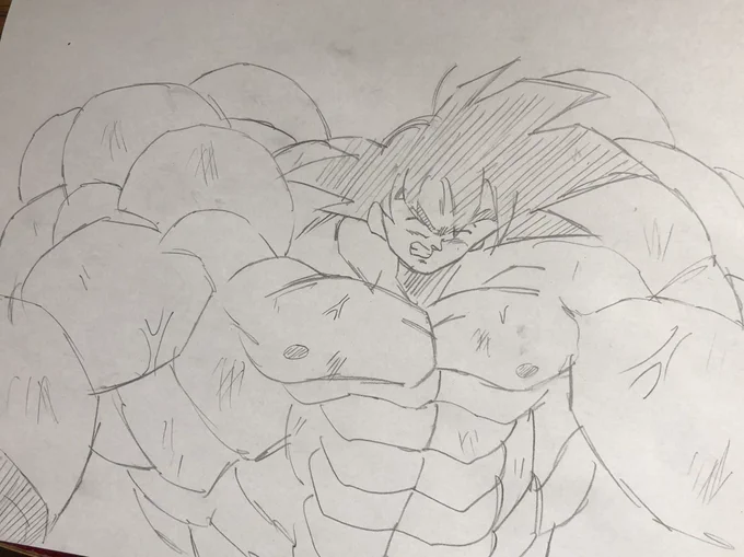 寝る前に1枚(  'ཫ`)

『持ってくれオラの体!100倍界王拳!!』

おやすみ(ฅωฅ`)♥ 