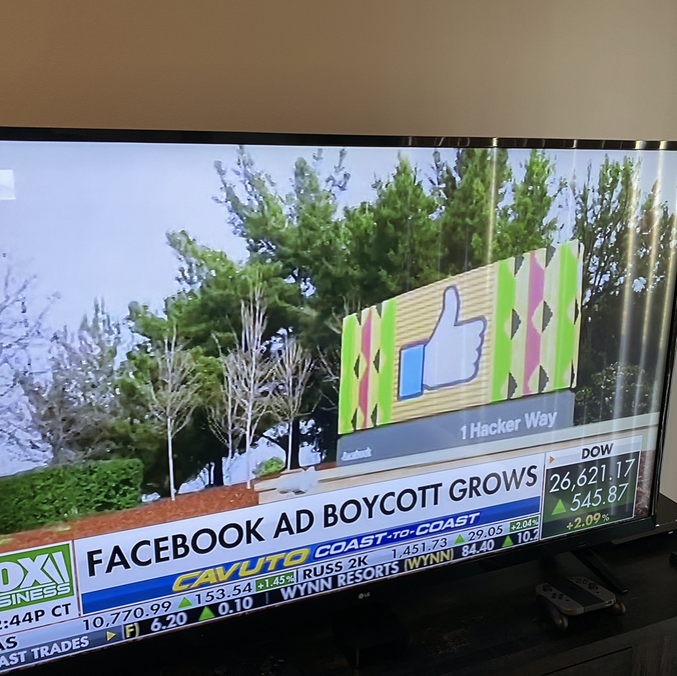 What do you think about the Facebook™ Ad boycott and the companies involved? #2020