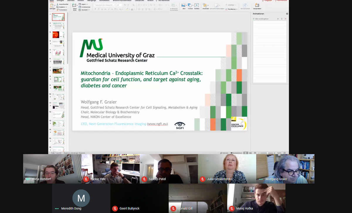 HyserLab's tweet photo. Excited for the @EuroCalcium symposium getting started right now. #calciumsignaling #globalscience #mitochondria #endoplasmicreticulum #IP3R https://t.co/Z2UNMTGCtm