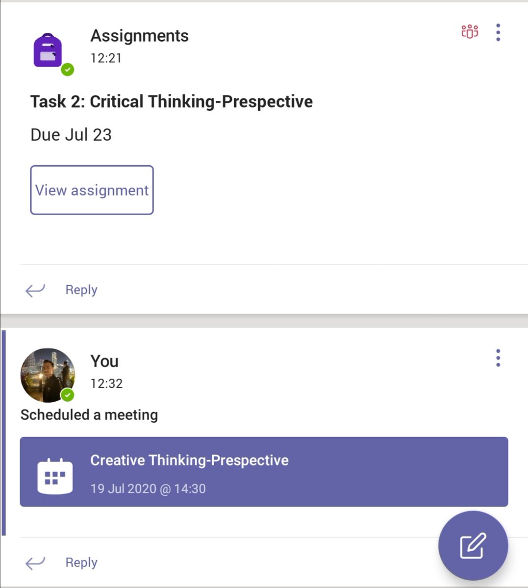 HafizulShahar's tweet image. Moving on to the second task
Handling Wakelet Student Ambassador Program is so easy using Microsoft Teams

#WakeletWave
#StudentAmbassadorProgram
#MicrosoftTeams
