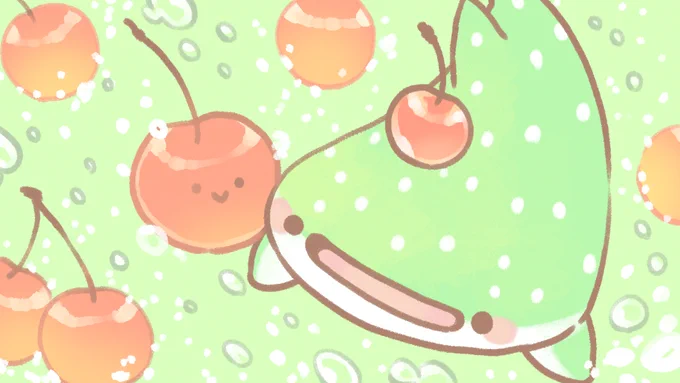さくらんぼとメロンソーダじんべえざめ
壁紙よろしければ!(個人のご使用に限ります) 
