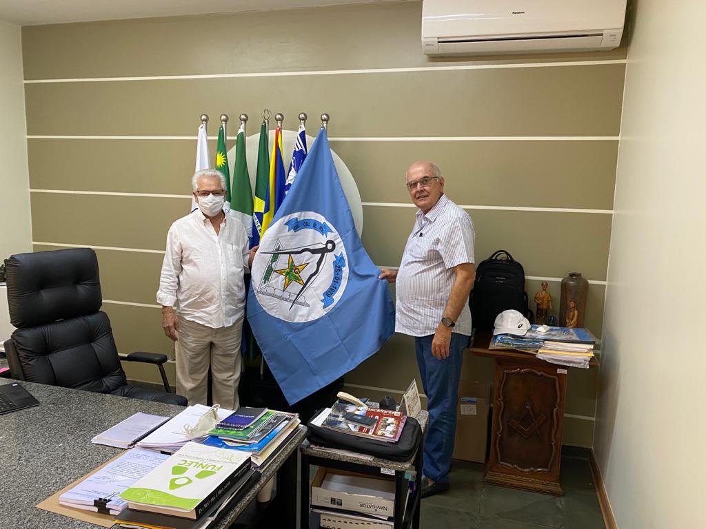 grandelojams's tweet photo. Ocorreu na data de ontem (15/07/2020), na sede da Grande Loja Maçônica do Estado de Mato Grosso do Sul, reunião dos três Grão-Mestres das Potências Maçônicas Regulares de nosso estado.
#GLEMS #GOBMS #GOMS https://t.co/c2gbefLlMZ
