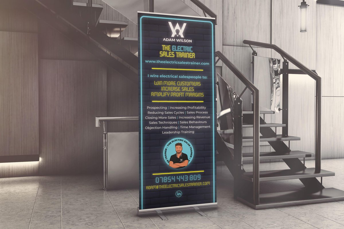 SimplyNKSDesign's tweet photo. A new banner design for The Electric Sales Trainer. https://t.co/C5REwbcdEG