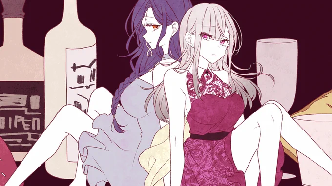 にじさんじ所属の白雪巴さん(@Tomoe_Shirayuki )、健屋花那さん(@sukosuko_sukoya )の歌ってみた動画のMVイラストをお手伝いさせて頂きました??✨

【#Crossick】ピニャコラーダ歌ってみた【白雪巴・健屋花那/にじさんじ】 https://t.co/I6pU09OA8Q 