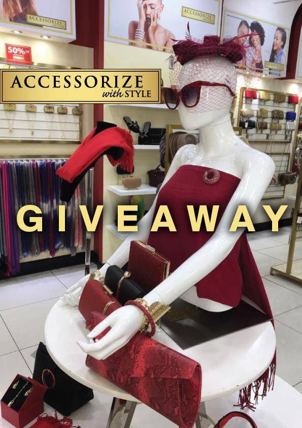 thejunctionmall's tweet photo. Win a gift voucher worth Kes 1000 courtesy of @Accessorizeke !!

Simply take a picture of yourself wearing your favorite #AccessorizeWithStyle piece and stand a chance to win.

T&amp;Cs: https://t.co/qxz6bjB5HX https://t.co/GZzTLUNtHF