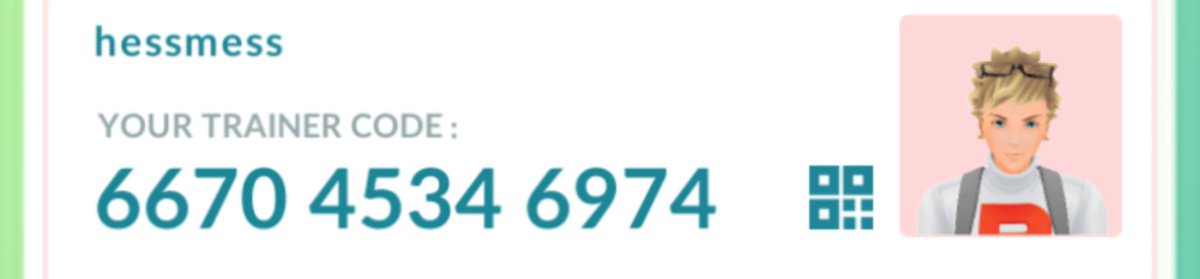 hess_mess__'s tweet photo. Need more friends that are always online for remote raids? Add me! Always down to be invited!

6670 4534 6974

#pokemongo #PokemonGOfriend #PokemonGoRaids #teamvalor https://t.co/8JAakVUFvz