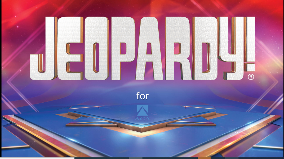ACAIntl's tweet photo. Thanks to everyone for joining Jeopardy! in the #ACAConv20 Virtual Lobby Bar sponsored by @BillingTree and our host @RickPerr. Visit - https://t.co/HJsWQlZdmG - to make a contribution directly to the Admin Fund supporting ACPAC and ACA #advocacy #HelpingMembersSucceed https://t.co/ihYDwbID2o