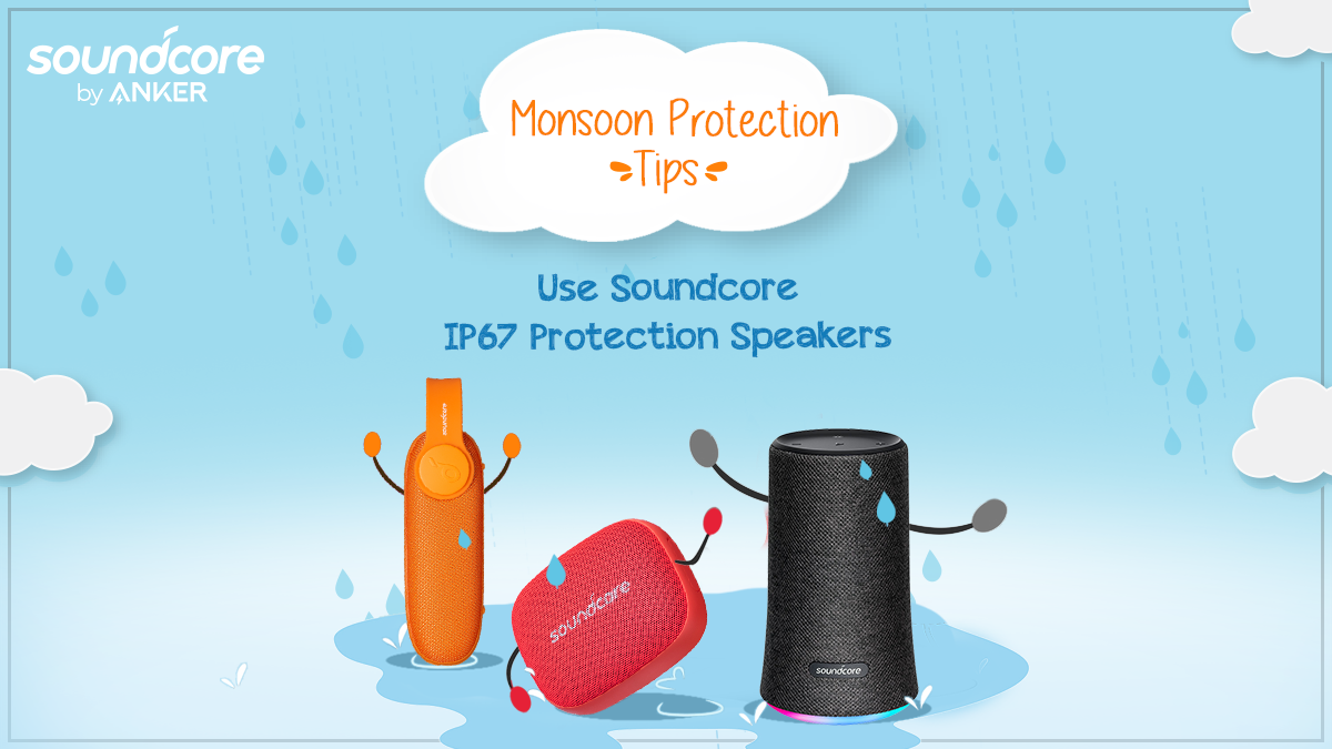 SoundcoreIndia's tweet photo. Don't let rainy days dampen your Music choice, instead opt for Soundcore Waterproof speakers with IP67 protection and keep the music flowing. #AvailableonFlipkart Visit https://t.co/kegL0r3Wgk
#SoundcoreByAnker #WaterProofSpeaker #BluetoothSpeaker #MonsoonProtection https://t.co/XVfqhNrcaW