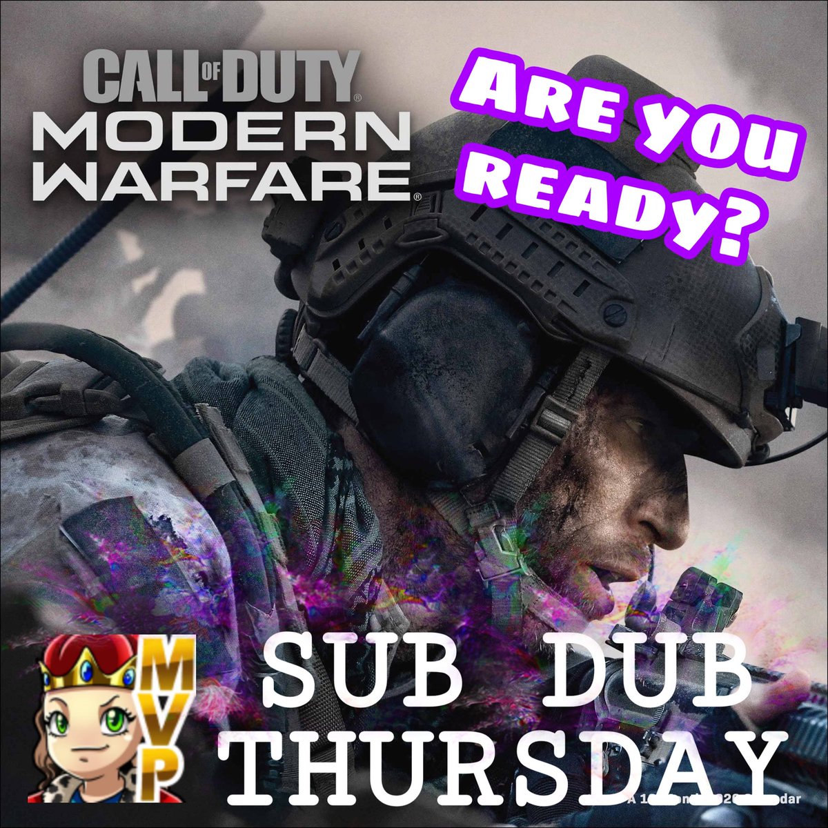 RainBoWNiCe13's tweet photo. SUB DUB THURSDAY IS UP!
LIVE NOW!
SUBS, make sure to join queue and let's get these DUBS!! 💪🏼😜
https://t.co/12GBxHnrq3 https://t.co/jdtHL9fDSb