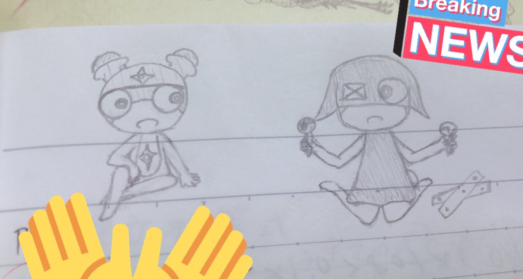 shiruru0807's tweet photo. 数学の時間に最近描いてる。
シュララ軍団(いうて2人)の幼年期を想像して描いている。
あんま変わんないけど←
ギョロロがね。ちょっと絶望的ですね。
絵が上手くなりたい...
そしてメケケの人形の構造忘れてもう妄想で描いてる。
数学の時間暇なんだもんんんん https://t.co/Ke88scJwsQ