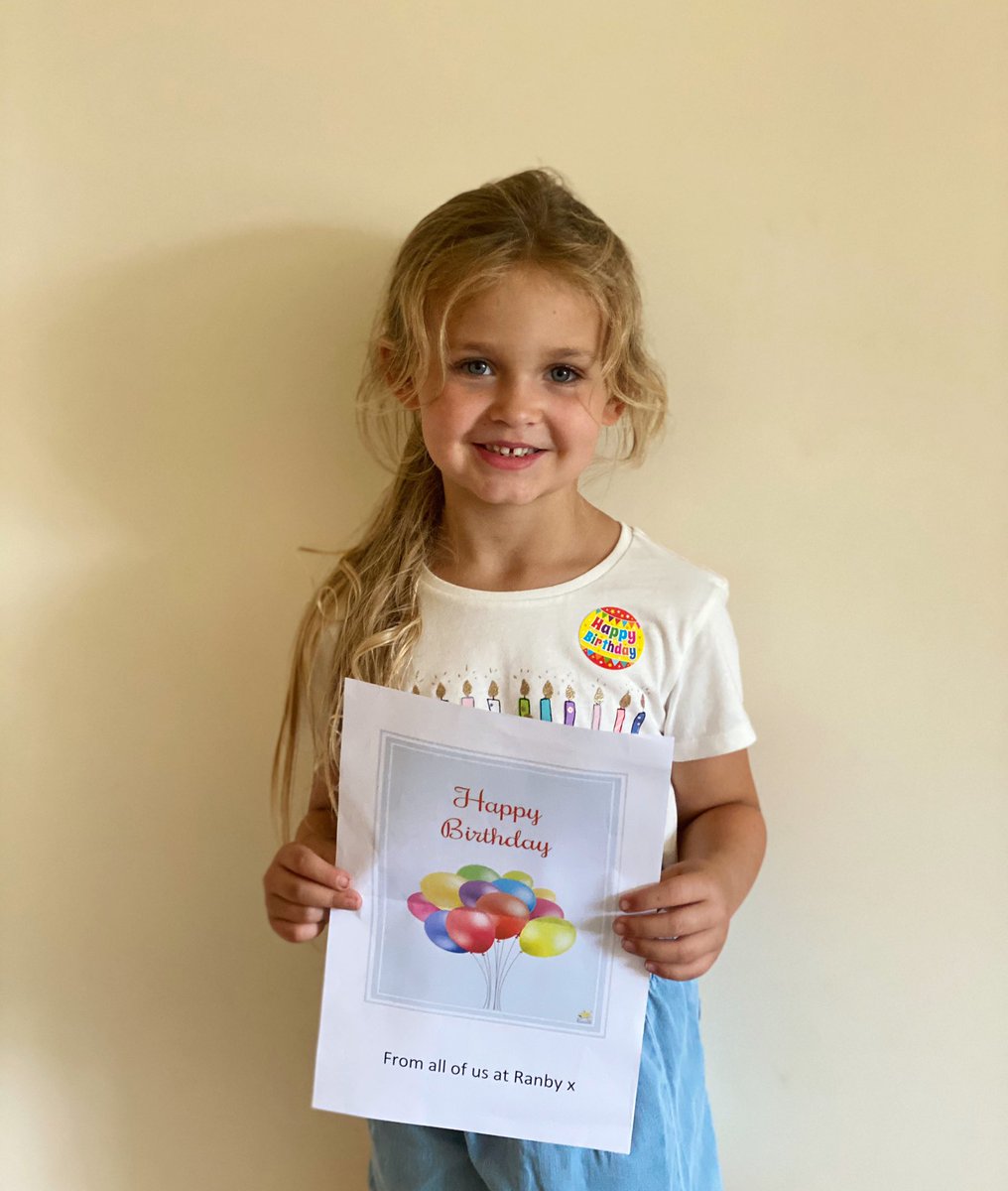 ClaireRoworth's tweet photo. @RanbyCE thank you so much for the birthday wishes, Harriet had a super 6th birthday! 🥳 https://t.co/kUvJ886SUC