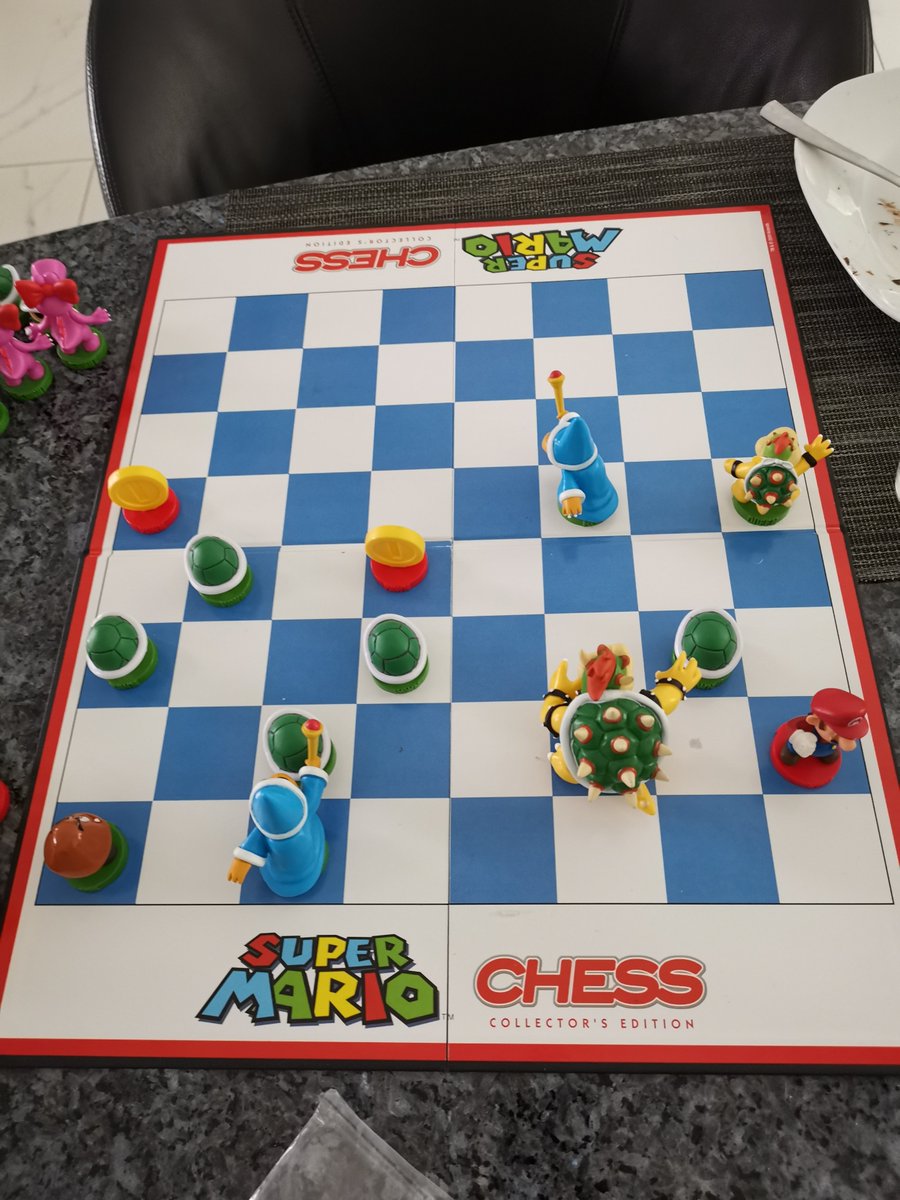 Arceus_90's tweet photo. Ok so we finished the set today. I won :). I was team bowser :) https://t.co/GpkeTSLXUn