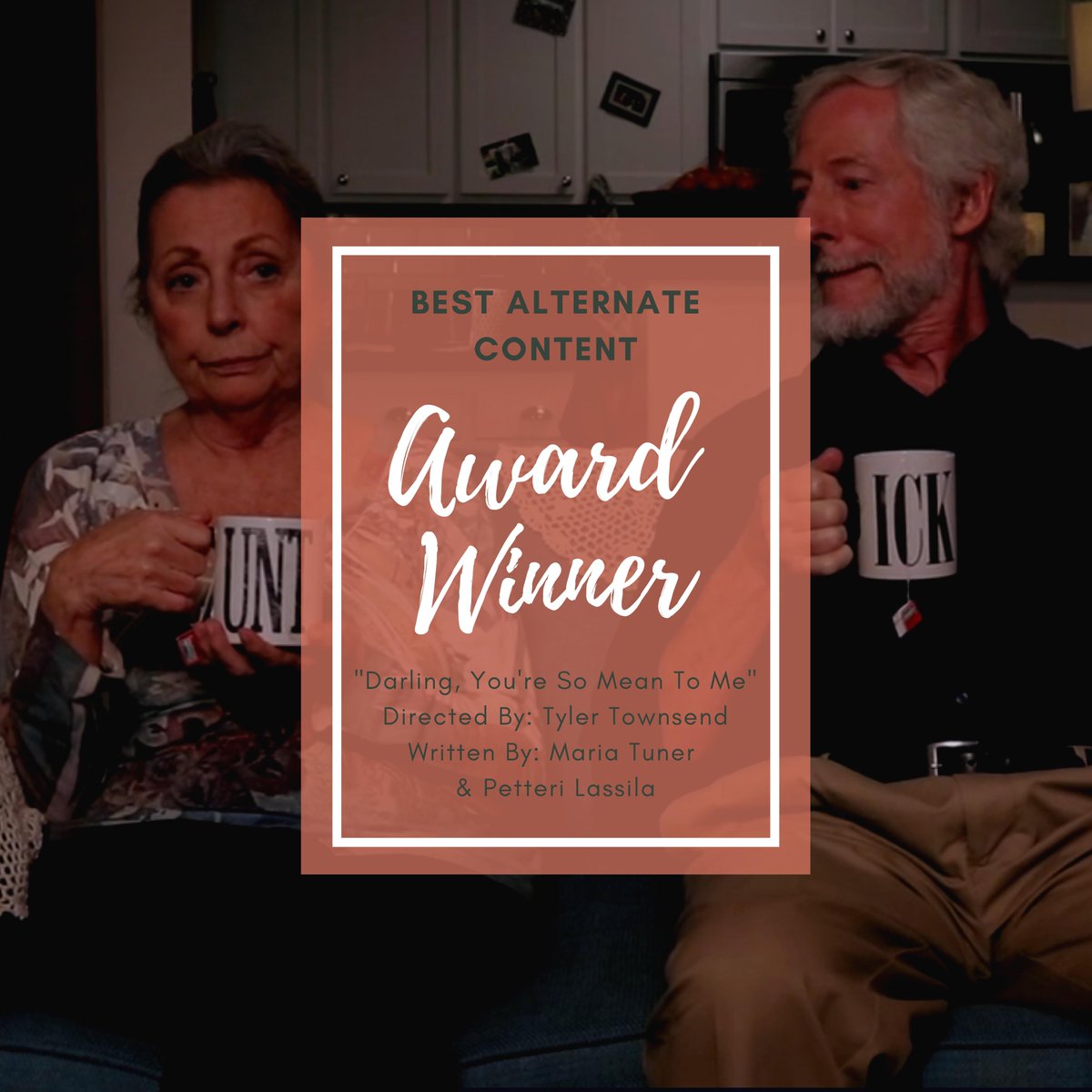 CoreFilmFest's tweet image. Congratulations to this year's Best Alternative Content Award Winner: "Darling, You're So Mean To Me"
Directed By: Tyler Townsend
Written By: Maria Tuner &amp;amp; Petteri Lassila