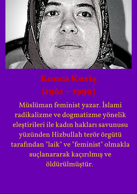 1998'de mersinde evinin önünden  kaçırıldı #Koncakuriş 555 gün sonra Konya'da Hizbullah'a ait ölüm evinde ölü bulundu ölüm sebebi işkence diye geçti kayıtlara 38 gün  düşüncesinden kimliğinden dolayı acımasızca işkenceye maruz kaldı. UNUTMADIK