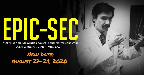 EPIC-SEC is going virtual. Join us online Aug 27-29 for live cases & presentations of general, coronary, structural, peripheral, clinical cardiology & advanced practice provider #freeCME Register now! form.jotform.com/201476381799165