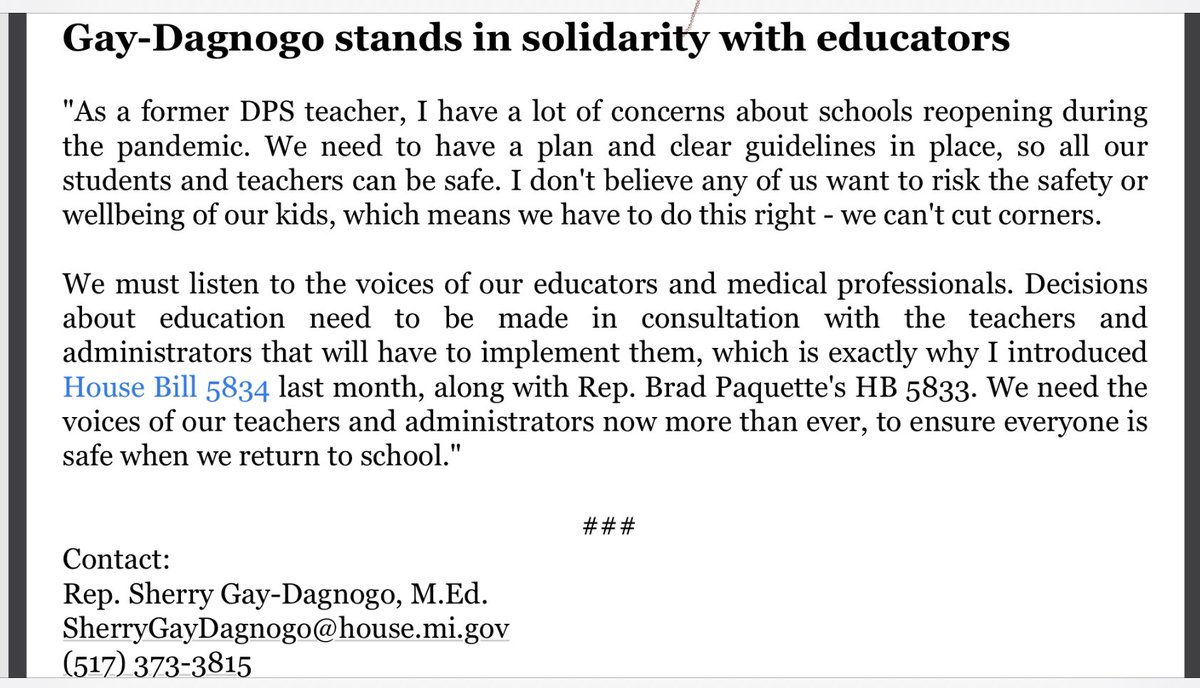DetroitEducator's tweet photo. This!!! #MichEd is why I joined a bipartisan bill package with Rep. @PaquetteBrad18 @TrustedVoicesED #TeacherVoiceMatters https://t.co/3RPxjbcYeH