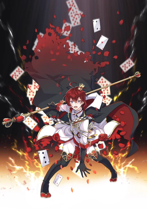 ハーツラビュルの王?
#ツイステファンアート 