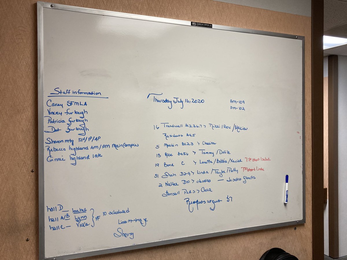 “The Board.” Residents are in attending clinics/OR’s each AM, and then have their own clinics 2-4 afternoons every week. We follow our own patients week to week. If they need injections, lasers, other procedures, or go to the OR, the resident is that patient’s primary physician.