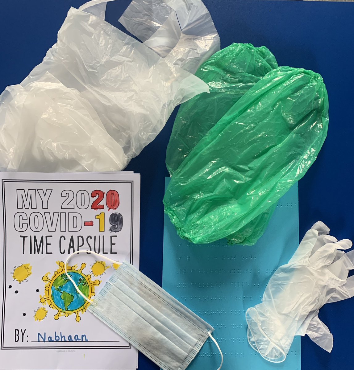 MissHollymealey's tweet photo. Finishing the term @StVincentsL12 by reflecting on the year and the new experiences we have all had. We have made a #timecapsule and buried it... I wonder who will find it in the future #LivingHistory #My2020Covid-19 #Timecapsule https://t.co/iXKT5fREk5