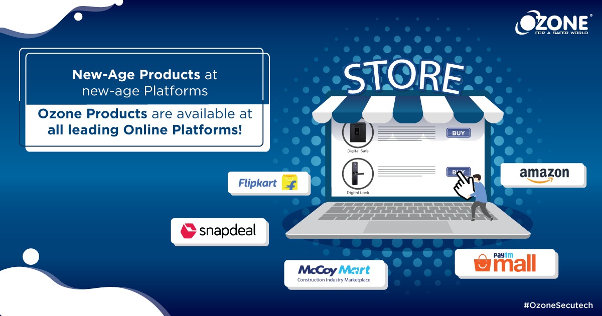 OzoneGroupIndia's tweet photo. Get ready to order your favourite Ozone products from the comfort of your home 🏠 as they are available at all the leading online store So go ahead and order now! 🛒

👉 Shop now: https://t.co/seMumSqljM

#OzoneSecutech #DigitalSecurity #DigitalSafes #DigitalLocks #CCTV https://t.co/Zq3FSARLQk