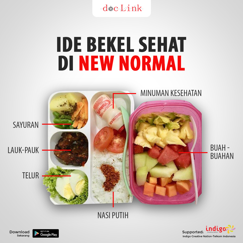 docLink_Indo's tweet photo. Buat menjaga daya tahan tubuh agar selalu sehat, biasakanlah untuk membawa bekal sehat dari rumah.

Punya Ide bekal apa buat besok?
Buat yang lagi bingung mungkin ide bekal ini bisa kalian coba!
.
Dimanapun, Sehat, Mudah!
.
Untuk Informasi &amp; Pelayanan
https://t.co/7kySKSYHKb https://t.co/AKLOcMmI53