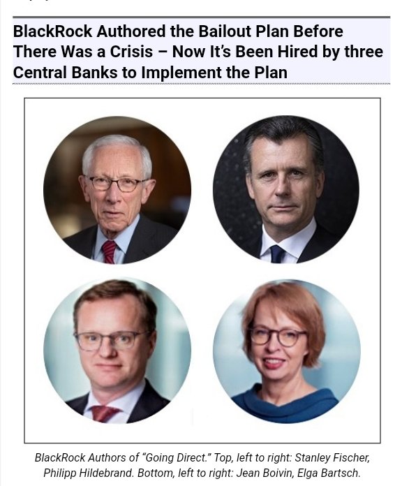  #BailOut2020 "We now understand why, for the first time in history, the US Congress handed over $454 billion of taxpayers’ money to the Fed, without any meaningful debate, to eat losses on toxic assets produced by the Wall Street banks it supervises. "