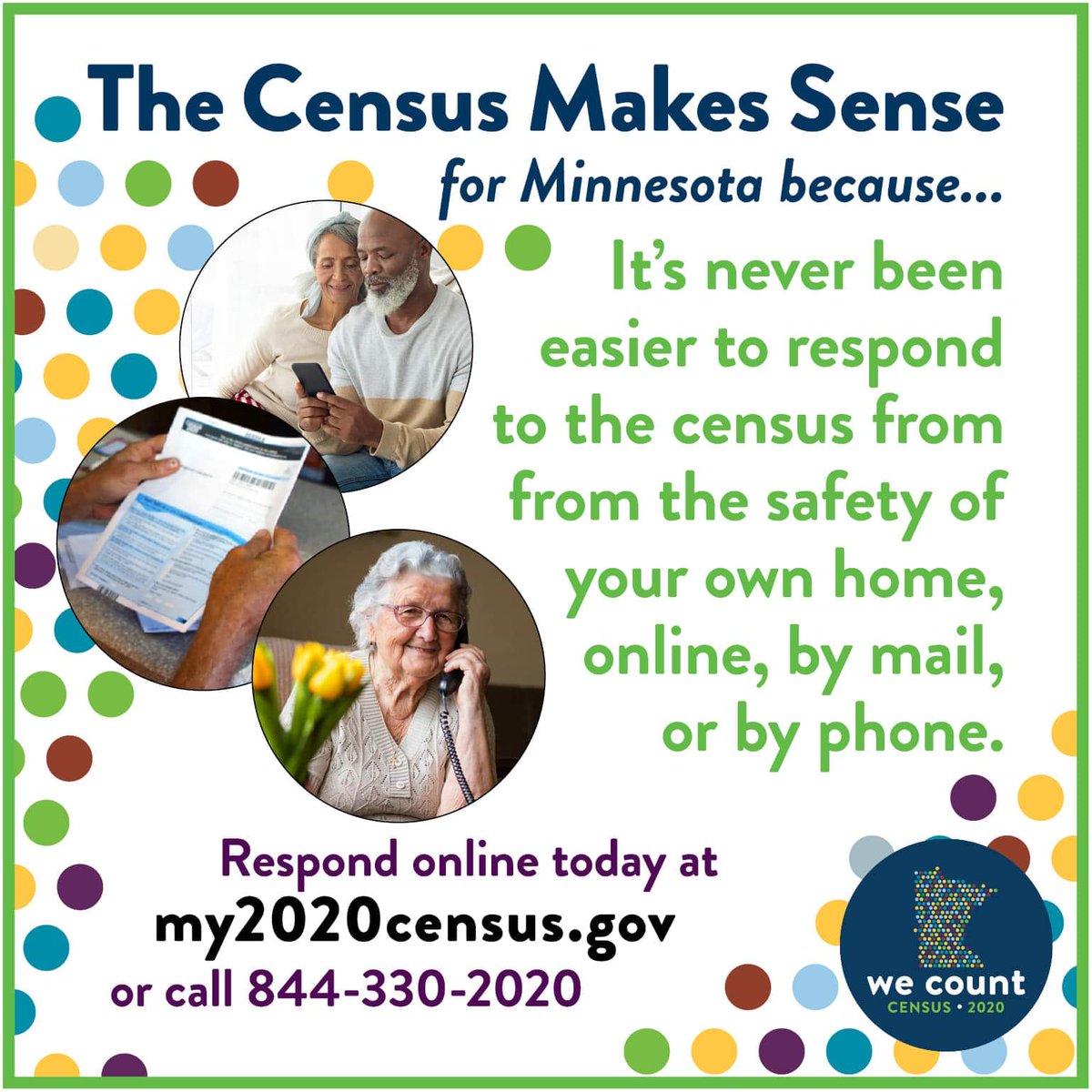 It's safe and easy!  My2020Census.gov