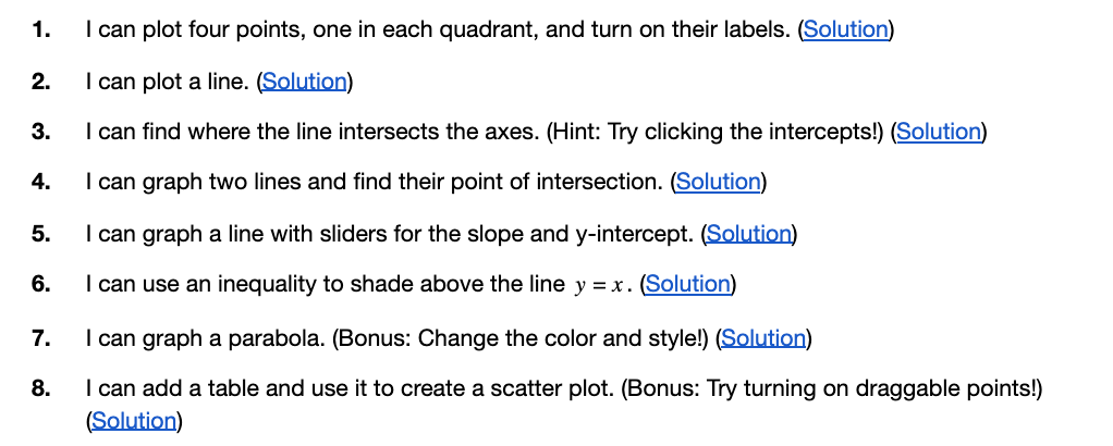 DanielSimonSays's tweet photo. 9th Grade Algebra: Graphing Scavenger Hunt. Students will attempt one of these tasks and use a hashtag to share how they "found" that object. The hashtag will be used to keep all findings together and start a discussion on graphing strategies. #525SUMMER20 https://t.co/IDefDis92I