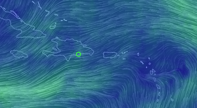 cristianperalca's tweet photo. Esta tarde vuelven ciertas lluvias. Una onda tropical pasa sobre el país, el viento del este noreste aportando más humedad mientras, el riesgo de tronadas desde las 18h es medio bajo para incrementarse hasta la noche en el Cibao y zona fronteriza.

@NoticiasRNN https://t.co/uSryTuS4Q4