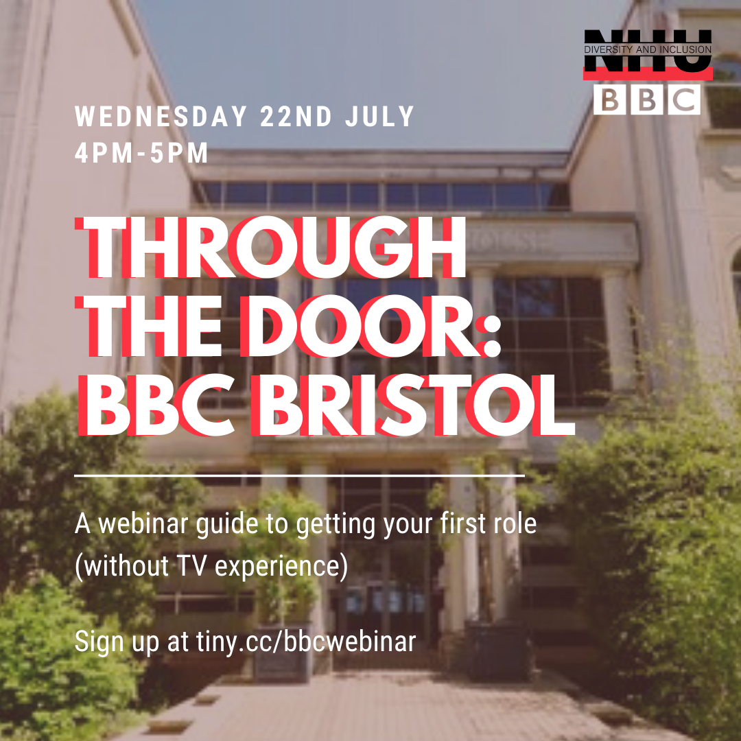 BBCBristolPR's tweet photo. Want to work at #BBCBristol but not sure where to start?

Join @bbcstudios NHU's panel next week representing a variety of jobs in BBC Bristol, from runner to edit assistant to get an insight into the roles available &amp; how to get them ⬇️

Sign up here: https://t.co/U8RSO9Zm8V https://t.co/eLygVPalyp