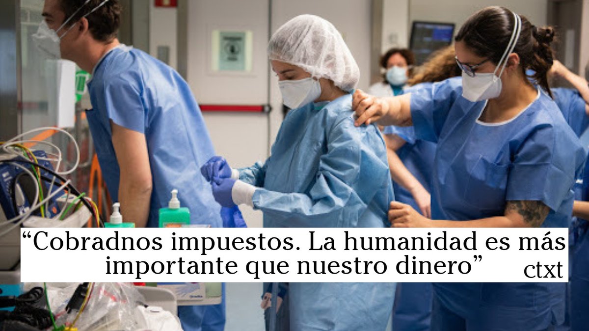 83 multimillonarios de distintos países firmaron este manifiesto pidiendo pagar más impuestos para "garantizar una financiación apropiada de nuestros sistemas de salud, escuelas y seguridad". Sin justicia fiscal no hay democracia. Lean 👇🏽
ctxt.es/es/20200701/Fi…