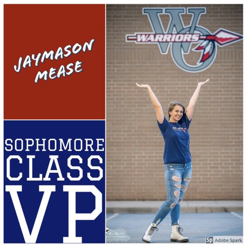 westoakstudents's tweet photo. Today’s candidate is Jaymason Mease who is running for Sophomore Class Vice President! Retweet to show your support! https://t.co/B14iy4QMVg