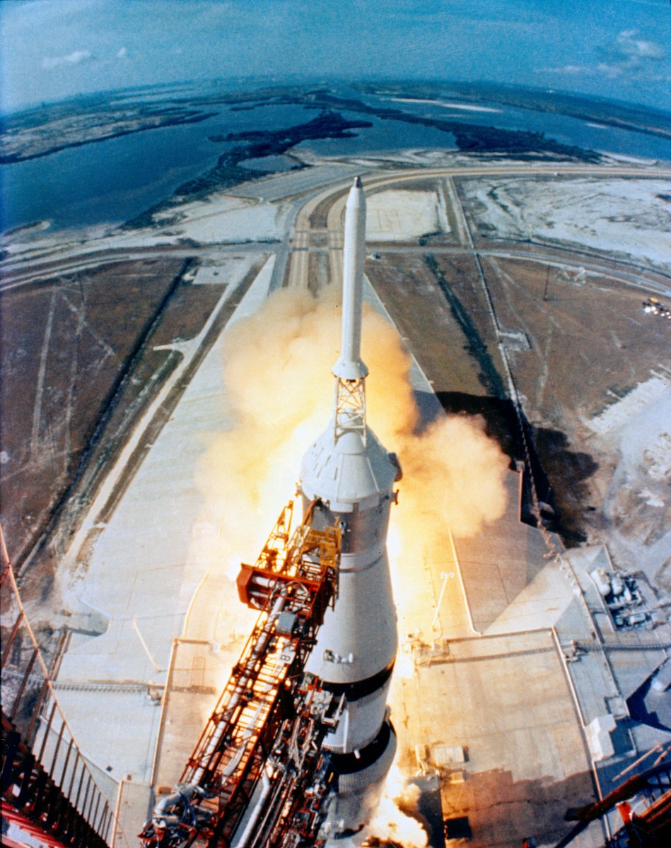 Nasa Hq Photo 51 Years Ago Today The Apollo 11 Launched From The Kennedy Space Center At This Very Moment 9 32am Aboard The Apollo 11 Spacecraft Were Neil A Armstrong