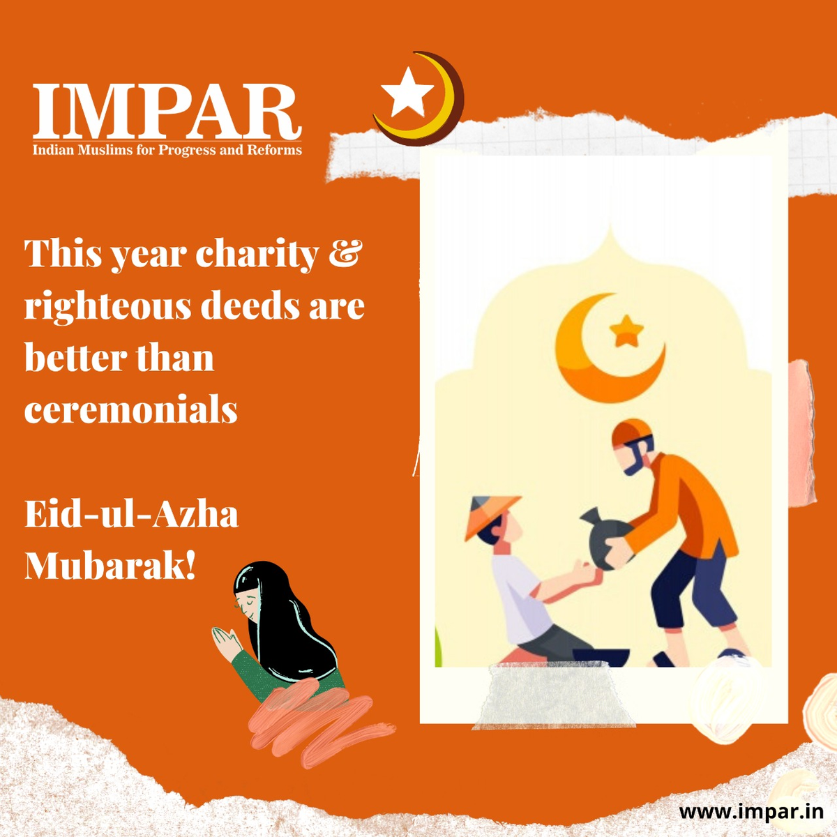 impar_india's tweet photo. IMPAR requests all of you to celebrate Eid with simplicity.
#EidMubarak #eidwithsimplicity #Corona https://t.co/LTyktcx13J