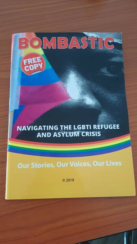 frankmugisha's tweet image. I have received my copy of the Kuchu Times Magazine. Tomorrow there will be an online conversation about LGBTIQ people and the Asylum crisis. #Bombastic5