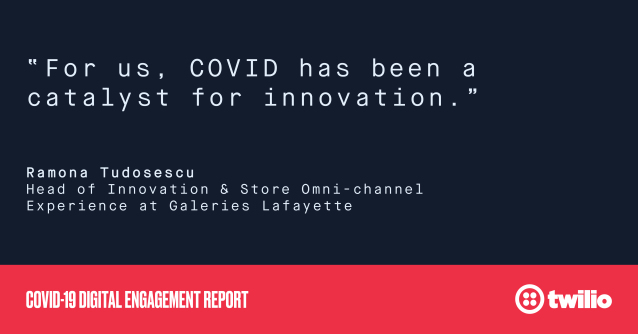 DaniellePata's tweet photo. 95% of all companies are seeking new ways of engaging customers as a result of COVID-19. https://t.co/vsKheqVz4P https://t.co/44XCWZetxr