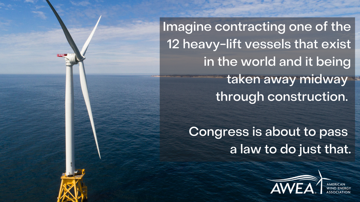 USCleanPower's tweet photo. U.S. #offshorewind will deliver $25 billion per year in new economic activity and will support 83,000 well-paying #jobs by 2030. Policy certainty is essential to realize the tremendous economic benefits offshore wind will bring in a post-pandemic recovery. https://t.co/YyCu80SsgY https://t.co/XgnrNWOAtL