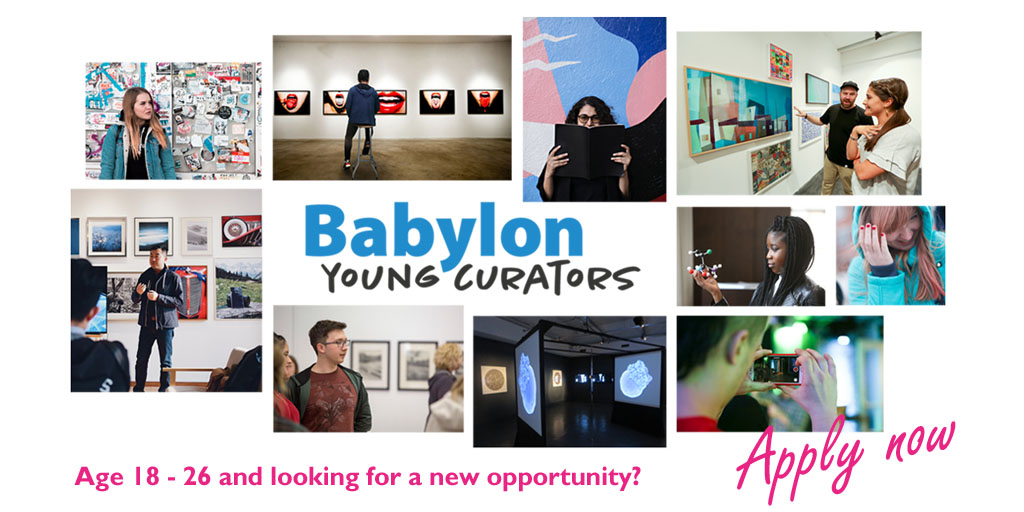 Do you have fresh, creative ideas and like sharing your interests with other people?  We're looking for 2 people age 18-26 to join #BabylonYoungCurators. No experience needed - just passion, ideas and commitment. For details: bit.ly/Young_Curators #ACESupported #BYC #Ely