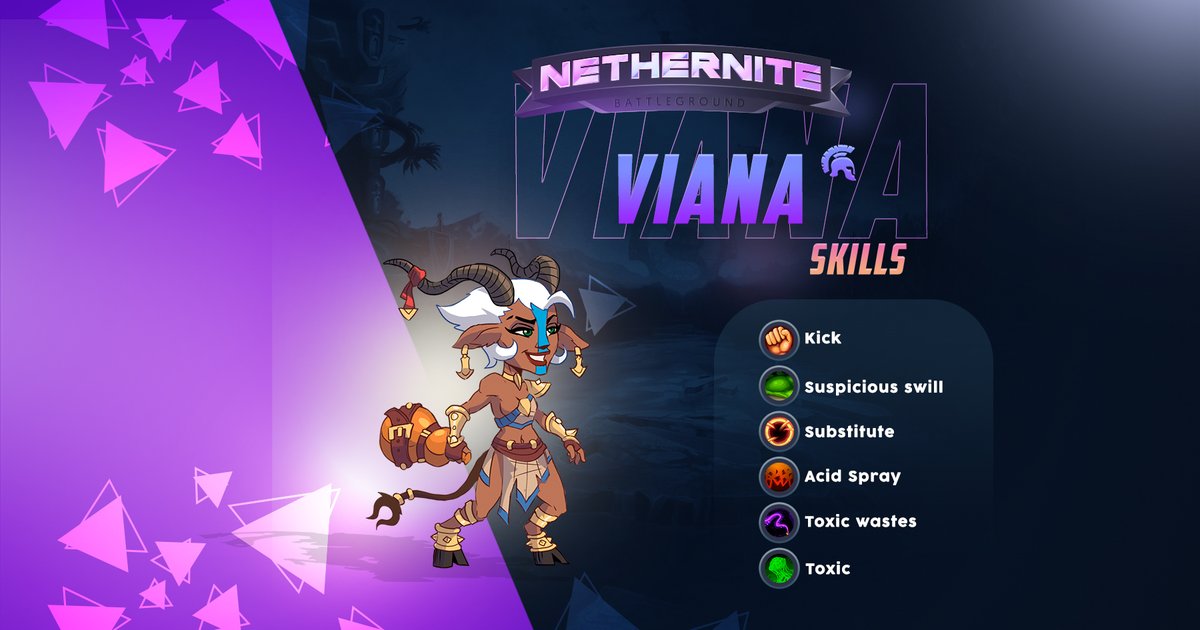 nethernite's tweet photo. #Viana

Skills:
👊 Kick
🌫  Suspicious swill
🔁 Substitute
☢️ Acid Spray
🛢  Toxic wastes
💀 Toxic

Choose your Monster⤵️⠀
https://t.co/nWT3N4OzWB

#nethernite #RPG #games #gameart #players #gaming #monsters #letsplay #art #playnow #onlinegaming #free2play #battle #browsergame https://t.co/Qtqn7DfZ7x