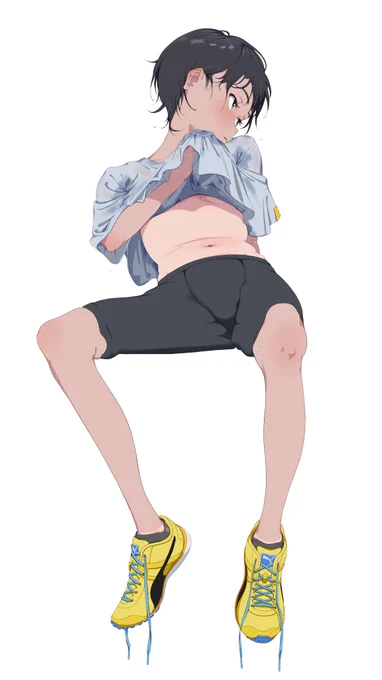 走ってきた女の子です 
