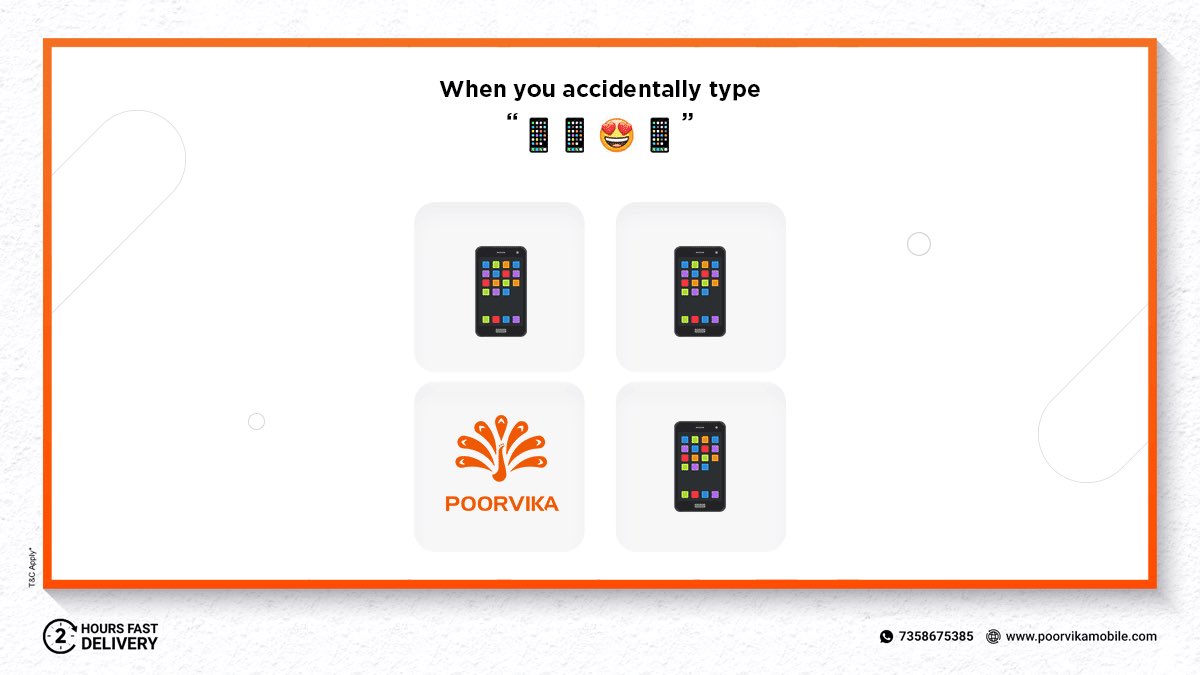 poorvika_india's tweet photo. Our state of mind v/s our state of heart while going through #smartphone #shopping.
.
#Poorvikamobiles #Newtrend  #Trending #Trendingnow #Trendingformat #Topicalposts #Trendingtopic #Trendingposts #Postformat #Creativeformat #Creativespot #Accidenttaltypo #Whenyouaccidentallytype https://t.co/Uib0nRIrBT