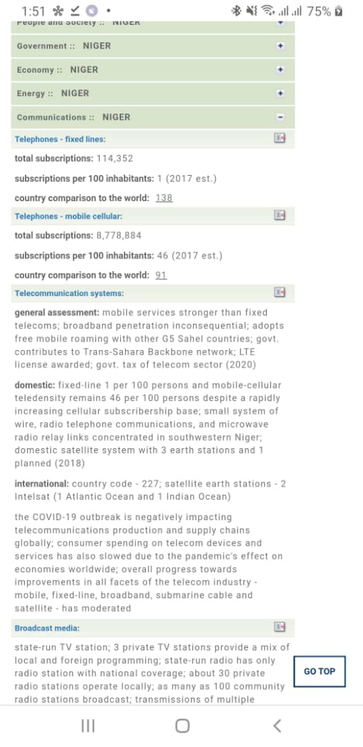 Let us look briefly at Tunde's argument.Katsina and Maradi border one another, have similar geographies, similar vegetation, and crucially, similar teledensities. This is open-source data, and I've been to both places, so the attack that Tunde hasn't gone around doesn't fly.