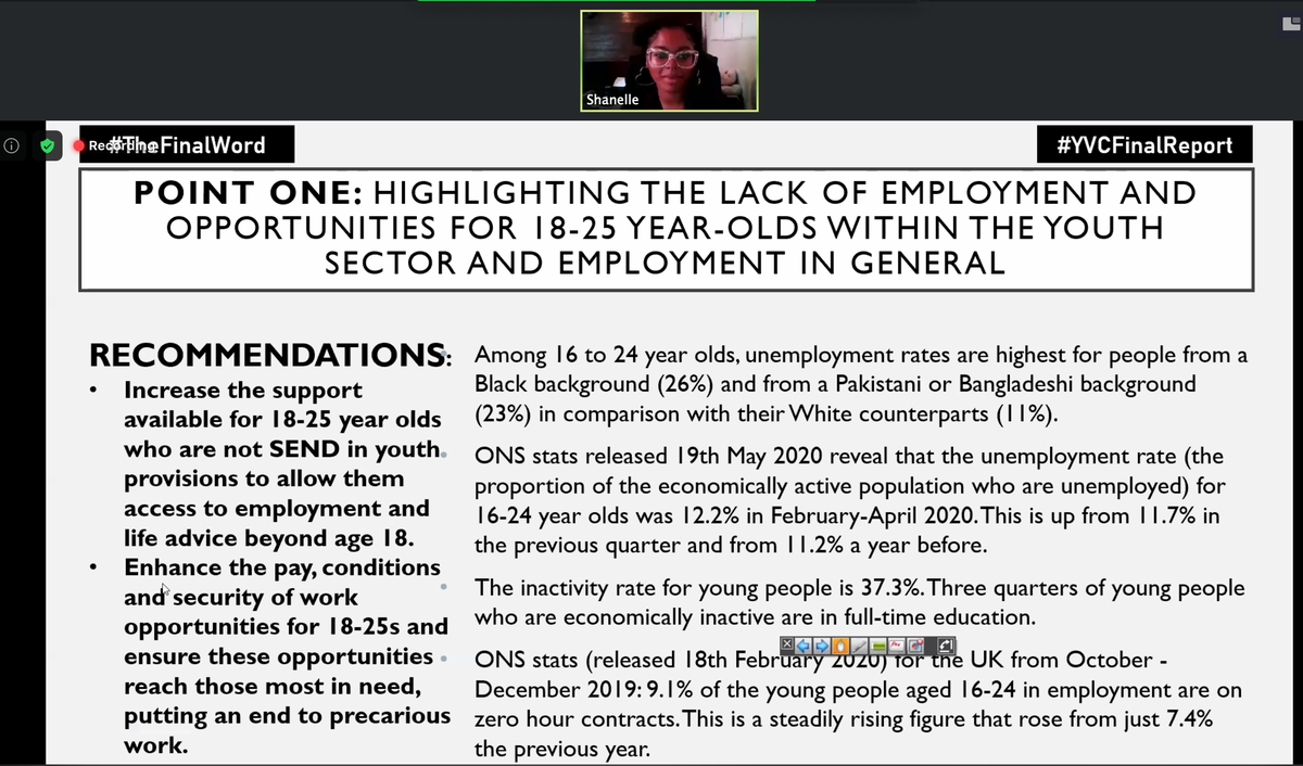 DrAlexLloyd's tweet image. Excellent overview by @TheSoulShackLDN on the educational and employability challenges faced by young people. Important to create opportunities for ages 16-24 to prevent serious youth violence @YouthViolenceUK #TheFinalWord #YVCFinalReport