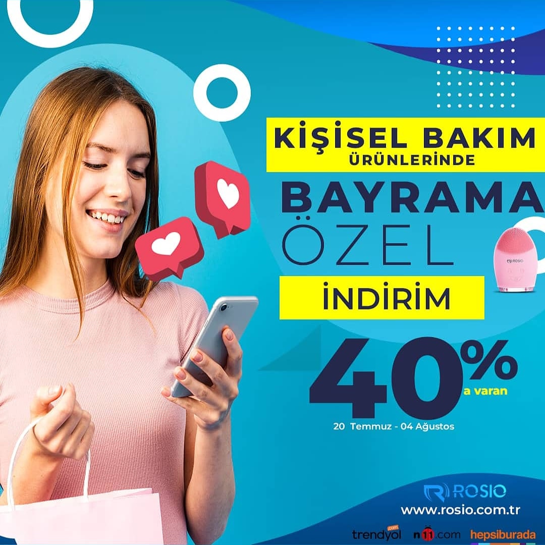 RosioLife's tweet photo. BAYRAMA ÖZEL
Kişisel bakım ürünlerinde %40a varan indirimler sizleri bekliyor.

20 Temmuz - 04 Ağustos tarihleri arası online mağazalarımızı ziyaret edebilir, indirimli ürünler ile kendinizi ve sevdiklerinizi mutlu edebilirsiniz.🛍️

#rosiotürkiye #KurbanBayramı #indirim https://t.co/vNsbixUra2