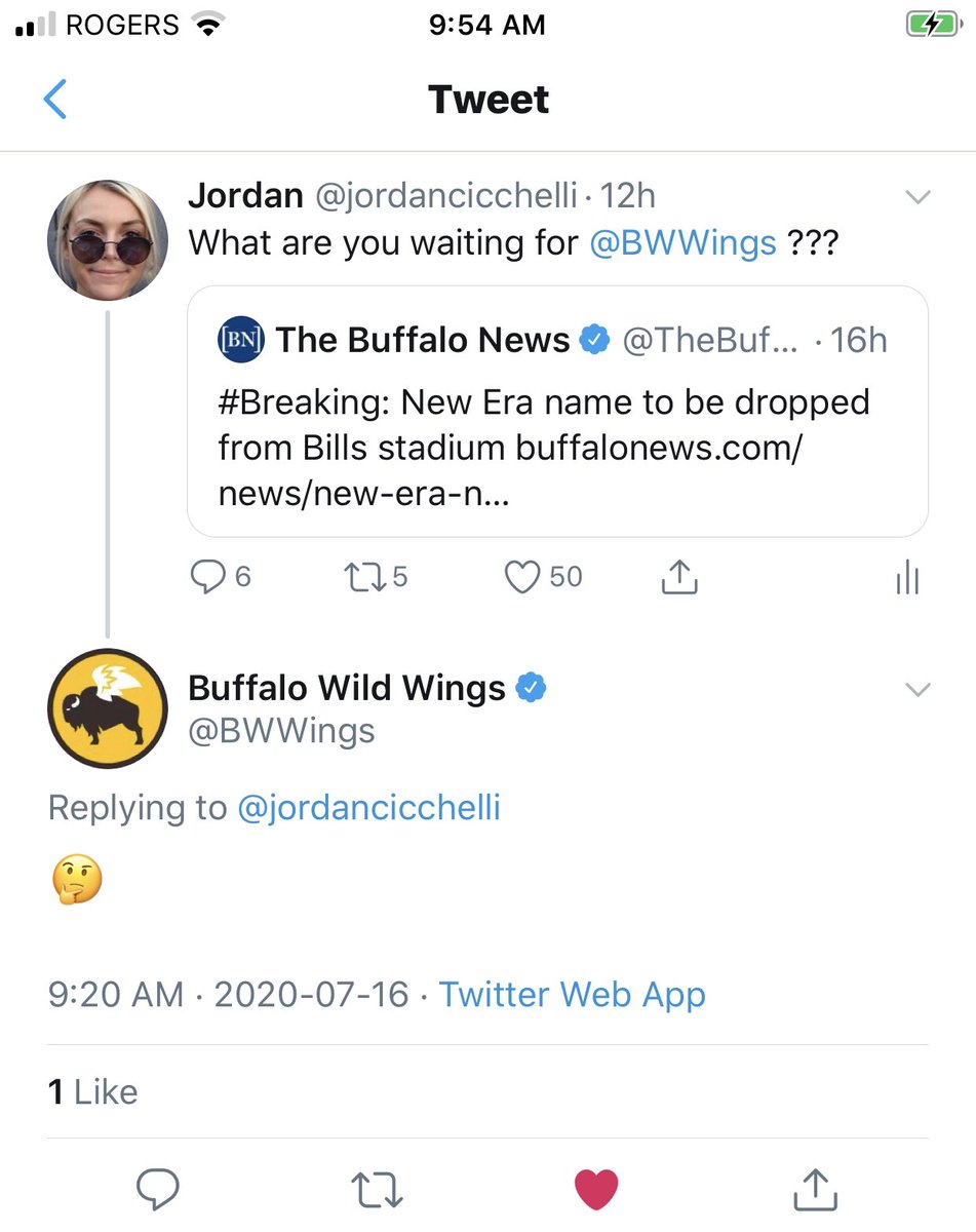 jordancicchelli's tweet photo. I am working my marketing little fingers away here. Ball is rolling. Let’s see how this one plays out @BuffaloBills @BWWings https://t.co/Eat4QTyJKm