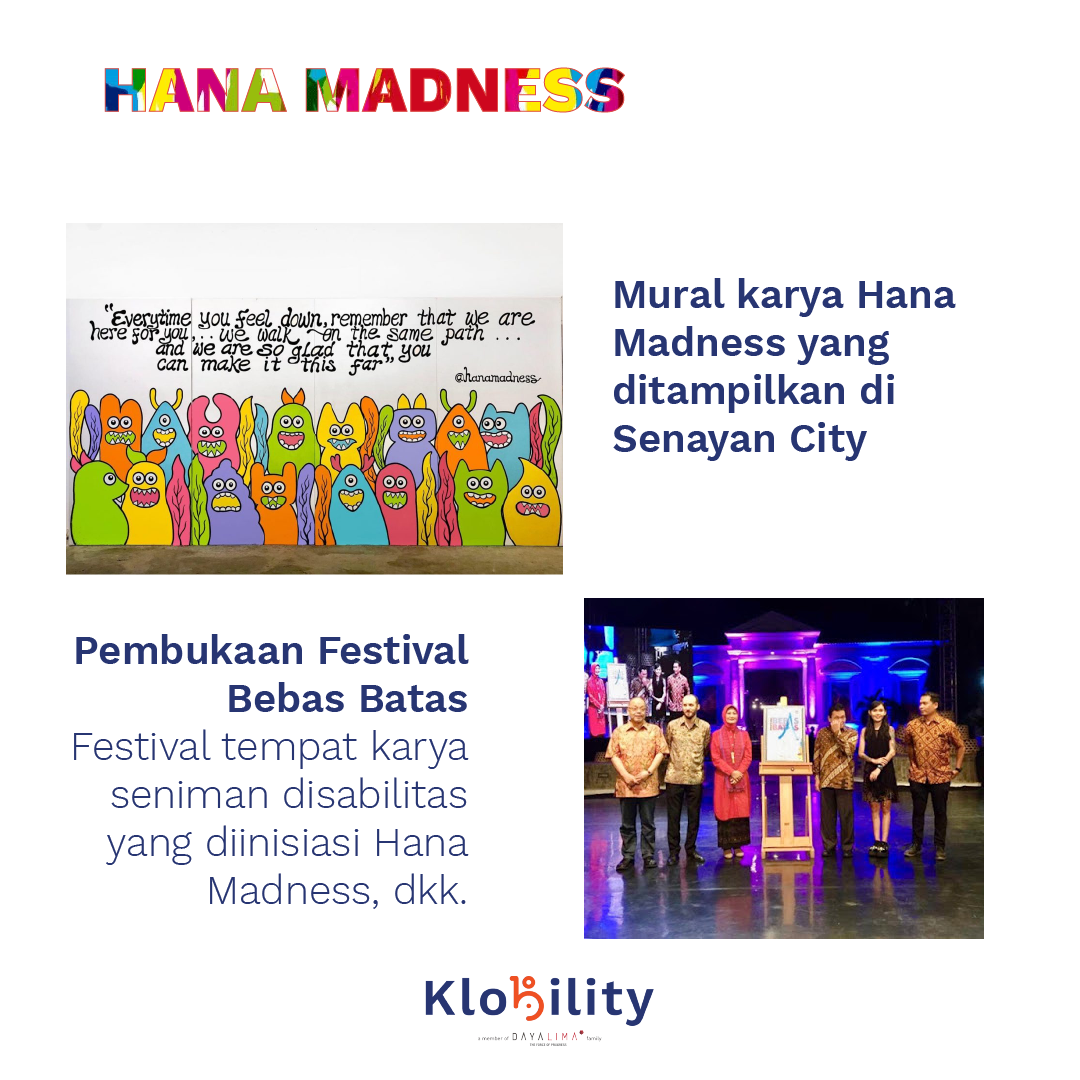 klobility's tweet photo. Terdiagnosa bipolar adalah pendorong tersendiri untuk berseni. Contoh saja Hana Madness yang karyanya sudah dipamerkan di berbagai negara. Perempuan asal Jakarta ini adalah seniman doodle dengan karya yang tidak terhitung.
#klobility #disabilitas #penyandangdisabilitas #inklusi https://t.co/Nrfb080z6W