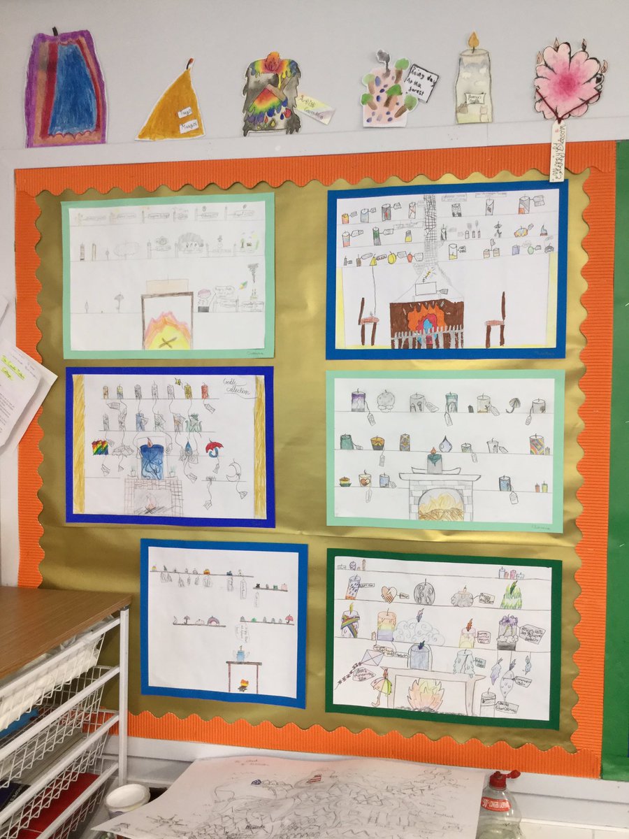 HTAClassDurney's tweet photo. We’ll soon be taking down the fabulous work my Year 6 group have been doing, so here’s one last look: Week 1 Emotions Poetry; Week 2 Jabberwocky; Week 3 Storm Keeper’s Island. #HTAWrites https://t.co/mC9XBVjKO5