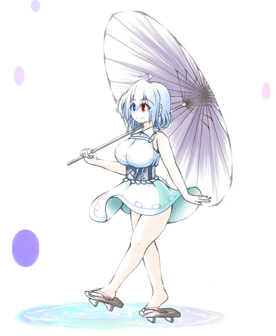 梅雨なので小傘ちゃんを発見しました。#東方#東方project#多々良小傘#小傘 