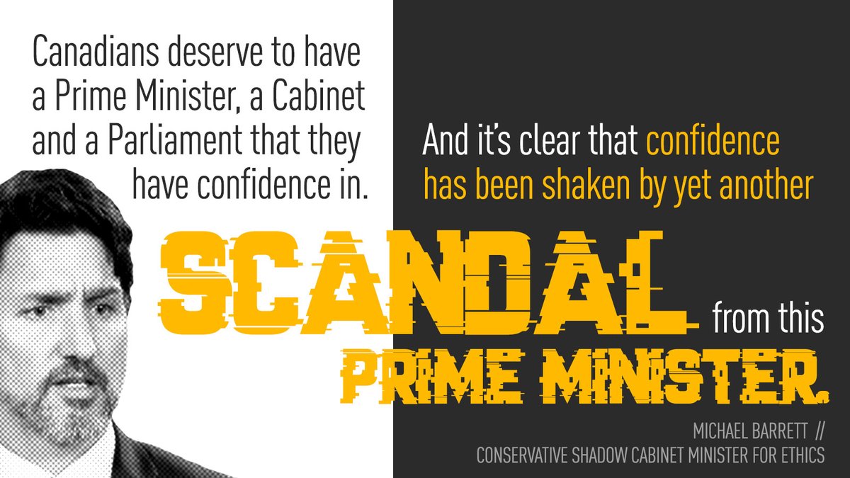 AndrewScheer's tweet photo. Justin Trudeau can't hide from this scandal. 
 
Not only did he not recuse himself from the decision to hand almost a BILLION dollars to WE Charity, we know now that the organization paid his family almost $300,000.
 
Clearly, a criminal investigation is warranted. https://t.co/yyP8gF2MYc
